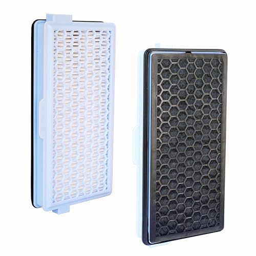 LRFDRESS LRFDRESS 2 Stück C3 Beutel Staubsauger HEPA Filter für Miele Compact C1 & C2, Complete C2 & C3, S8340 Staubsauger Ersatzfilter von LRFDRESS