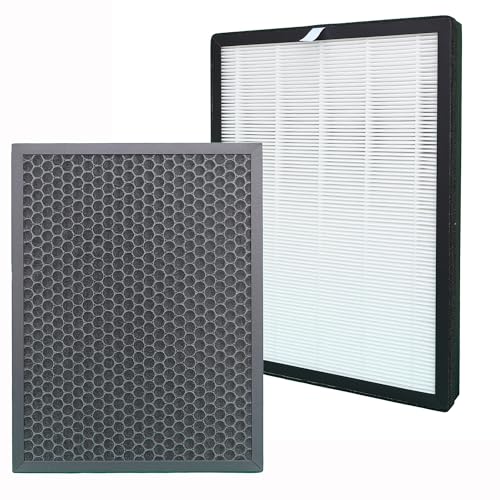 LRFDRESS PU3080 XD6231 Luftreiniger Filter Für Rowenta PURE AIR GENIUS PU3080 PU3080U0 PU3080F0 Luftreiniger Ersatz 2 in 1 kombinierter HEPA- und Aktivkohlefilter von LRFDRESS