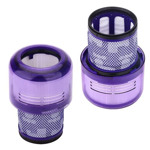 Waschbarer Filter 2er Pack für Dyson V11 SV14, V15 Detect Staubsauger, Torque Drive kompatibler Ersatzfilter Absolute Animal Series V11*2 Akkustaubsauger*2 von LRFDRESS