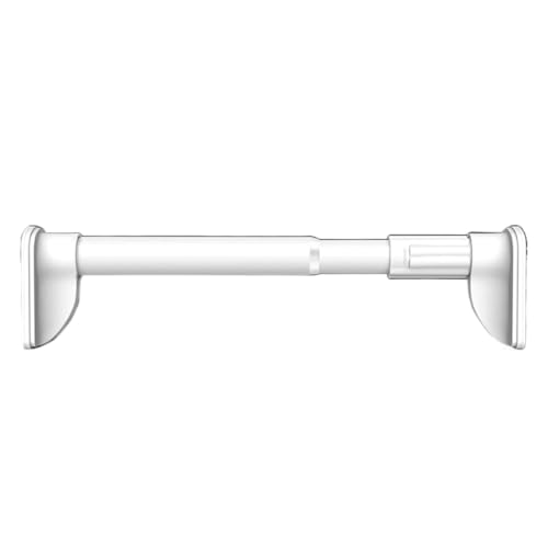 Kleiderstangen, Robuste, verstellbare Kleiderstange ohne Bohren, Verlängerung for Aufhängen von Kleidern, Duschvorhangstangen(White,0.9~1.6m(35.4~63in)) von LRFNKCT