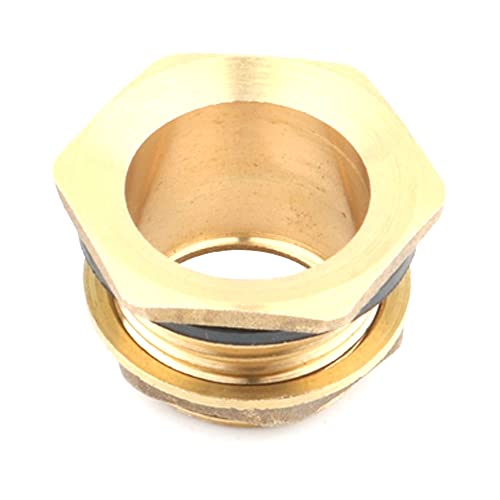 LRFNKCT Anschlussstück, Schlauchanschlussstück, 1 Stück Messing-Wassertank-Adapter, Eimer, Fischtank-Anschlüsse, Gartenbewässerungsrohrverschraubungen, LRFNKCT Anschlussstück, Schlauchanschlussstück, 1 Stück Messing-Wassertank-Adapter, Eimer, Fischtank-Anschlüsse, Gartenbewässerungsrohrverschraubungen, von LRFNKCT
