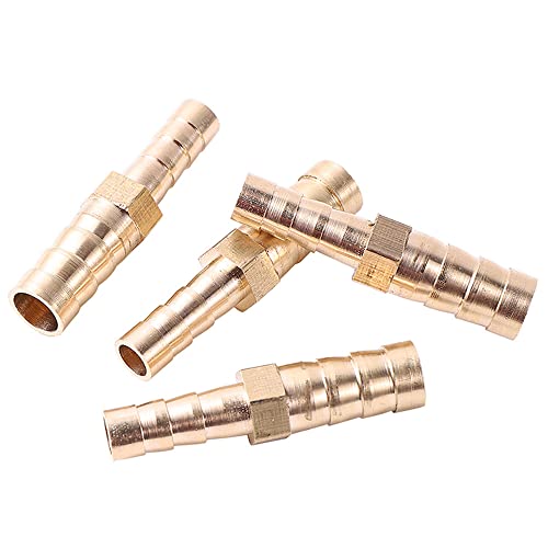 LRFNKCT Anschlussstück, Schlauchanschlussstück, 2 Stück Messing-Schlauchanschluss 6 mm bis 8 mm Anschlussstück Kupferkupplungsadapter Gartenbewässerungswasserschlauch-Rohrverbindung LRFNKCT Anschlussstück, Schlauchanschlussstück, 2 Stück Messing-Schlauchanschluss 6 mm bis 8 mm Anschlussstück Kupferkupplungsadapter Gartenbewässerungswasserschlauch-Rohrverbindung von LRFNKCT