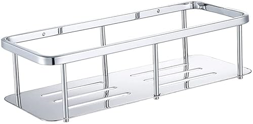 LRFNKCT Dusche Caddy, Badezimmer-Duschregal, Lagerregal, Badezimmerregal, Wandregal, Shampoo-Halterkorb(Chrome) von LRFNKCT