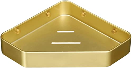LRFNKCT Dusche Caddy, Duschregal zur Badezimmeraufbewahrung, Duschkorb, selbstklebendes Badezimmerregal, Eckduschregal(1 Story) von LRFNKCT