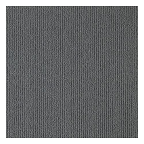 LRFNKCT Teppichfliesen, Gewerbliche Teppichbodenfliesen, Selbstklebende Teppichfliesen for Abziehen und Aufkleben, waschbare, rutschfeste Teppichquadrate for Bodenbeläge(Gray) von LRFNKCT