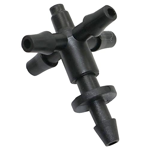 LRFNKCT Verbinder, Schlauchverbinder, 20 Stück Widerhaken 3/5 mm Schlauch Gerade Schnellverbinder Schlauchverteiler Mehrfachgelenk-Querverbinder, Fünfwege LRFNKCT Verbinder, Schlauchverbinder, 20 Stück Widerhaken 3/5 mm Schlauch Gerade Schnellverbinder Schlauchverteiler Mehrfachgelenk-Querverbinder, Fünfwege von LRFNKCT