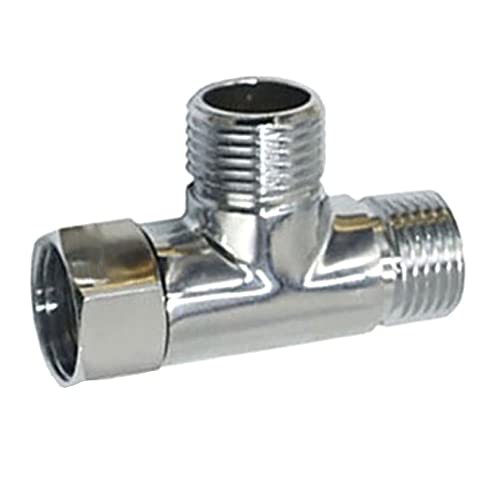 LRFNKCT Verbindungsstück, Schlauchverbindungsstück, 1 Stück Messing 1/2" Außengewinde Innengewinde T-Stück T-Typ Sanitär 3-Wege-Wasserverteiler Rohrverschraubung Kupplungsadapter, F LRFNKCT Verbindungsstück, Schlauchverbindungsstück, 1 Stück Messing 1/2" Außengewinde Innengewinde T-Stück T-Typ Sanitär 3-Wege-Wasserverteiler Rohrverschraubung Kupplungsadapter, F von LRFNKCT