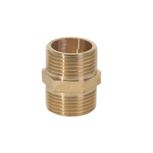 Messingadapter, Messingrohr Sechskantnippel Schnellverbinder Adapter Rohrverschraubungen von LRFNKCT