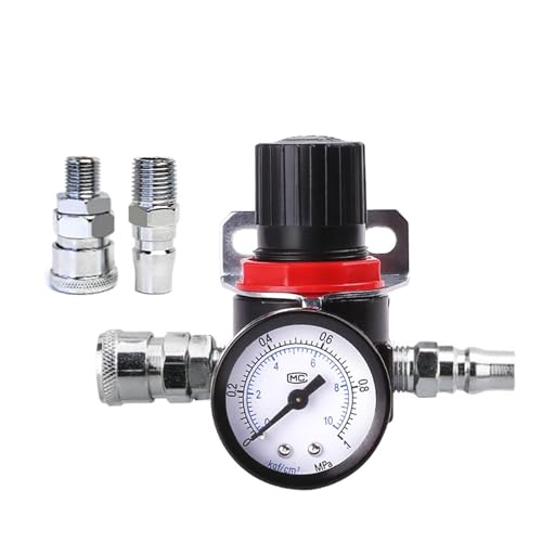 Reduzierventil, Druckregler Mini Air Ar2000-02 Druck Relief Control Kompressor Regler Handler Ventil Manometer Zubehör(AR2000 sm20pm20) von LRFNKCT
