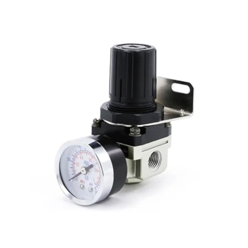 Reduzierventil, Pneumatische Filter AR2000-02 G1/4'' Control Kompressor Pumpe Gas Regler Regler Verarbeitung Einheit Mit Manometer Adjustable90o(Only filter) von LRFNKCT