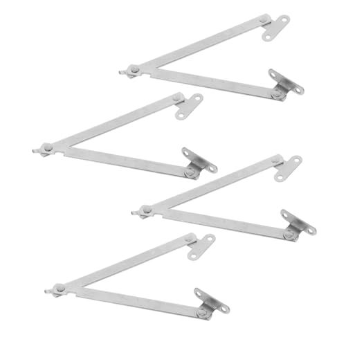 Schrankscharniere, Klappdeckel-Stützscharniere, robuste Schranktürbeschläge aus Eisen for Möbel, vielseitig einsetzbare Schränke und Kleiderschränke von LRFNKCT