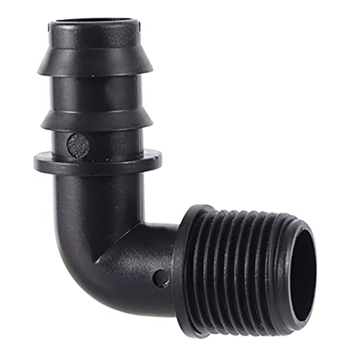 Verbinder, Schlauchverbinder, 10 Stück Kunststoff-Bewässerungsschlauch-Rohrverschraubungen, Winkelverbinder, selbstgebraute Gartenbewässerung, Wasserverschraubung, Rohrverschraubung mit Widerhaken Verbinder, Schlauchverbinder, 10 Stück Kunststoff-Bewässerungsschlauch-Rohrverschraubungen, Winkelverbinder, selbstgebraute Gartenbewässerung, Wasserverschraubung, Rohrverschraubung mit Widerhaken von LRFNKCT