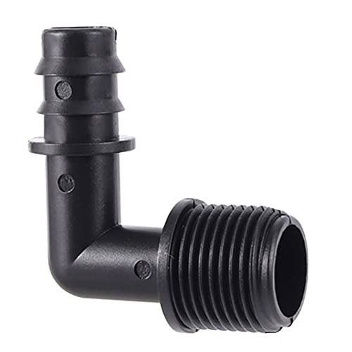 Verbinder, Schlauchverbinder, 10 Stück Kunststoff-Bewässerungsschlauch-Rohrverschraubungen, Winkelverbinder, selbstgebraute Gartenbewässerung, Wasserverschraubung, Rohrverschraubung mit Widerhaken Verbinder, Schlauchverbinder, 10 Stück Kunststoff-Bewässerungsschlauch-Rohrverschraubungen, Winkelverbinder, selbstgebraute Gartenbewässerung, Wasserverschraubung, Rohrverschraubung mit Widerhaken von LRFNKCT