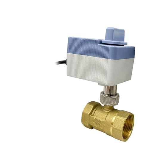1/2 "3/4" 1 "2" wasserdichtes motorisiertes Kugelventil kann manuell geöffnet werden 220 V 12 V 24 V Messing-Wasserkugelventil 3/2-Draht 10 NM Drehmoment(2",220VAC_CR02) von LRMBGVIBI