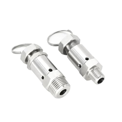1/4" 3/8" 1/2" NPT Male 0-4 4-8 8-10 Bar Adustable 304 Stainless Sanitary Spring Pressure Relief Safety Valve Air Compressor(1/4",NPT_4-8 BAR ADJUSTABLE) von LRMBGVIBI