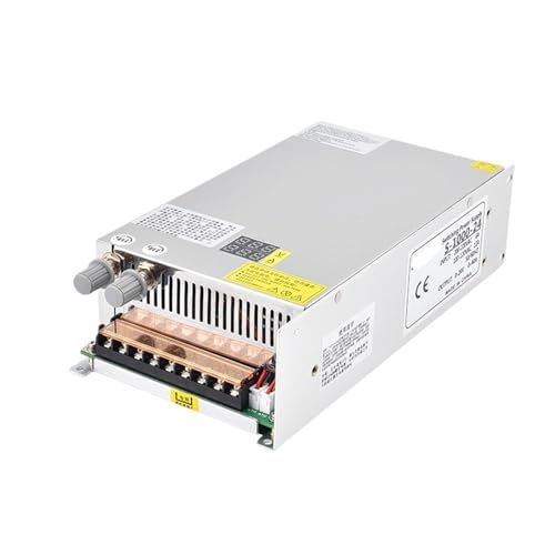 1000W Einstellbare Schalt Netzteil AC 220V/110V zu DC 0-12V 24V 36V 48V 60V 80V Digital Display Transformator S-1000(0-160V 0-6.5A) von LRMBGVIBI