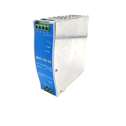 120W 24V DC Industrial Switching Power Supply Ultra-Slim Step Shape DIN Rail Type NDR-120W-24V 100V-220V SMPS(12V) von LRMBGVIBI