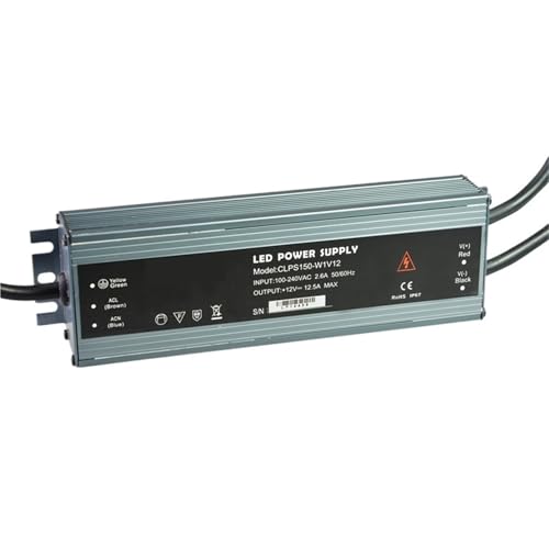 150W LED Power Supplies 12Vdc 12A AC to DC Lighting 12V Drivers Waterproof IP67 Aluminum Thin New Wholesale 12 Volt(Logo) von LRMBGVIBI