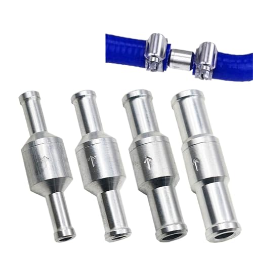 1pc Non-return Valve 6-12mm Chrome One-way Non-return Check Valve Auminium Fuel Water Gas For Caravans/RV Agriculture Hardware(8mm) von LRMBGVIBI