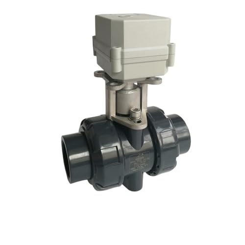 2 Way PVC DN40 Motorized Ball Valve BSP/NPT 1-1/2'' 3/4/7 Wires AC110-230V 10NM Electric Ball Valve On/Off 15 Sec Metal Gear CE(DN40 BSP,AC110V-230V_CR401) von LRMBGVIBI