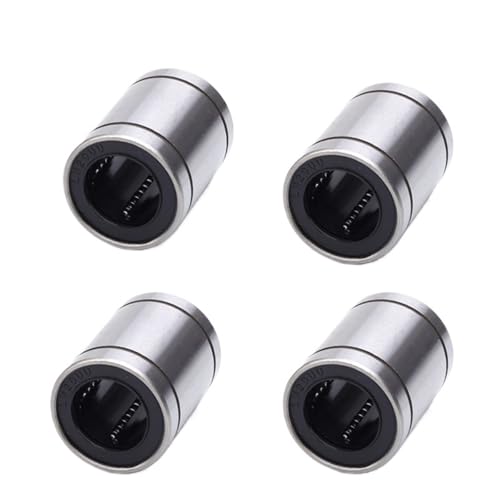 4/10 Stück LM6UU LM8UU LM10UU LM12UU LM3UU LM4UU LM16UU Langer Typ 8 mm Linearkugellagerteile for 3D-Drucker(LM12UU 12x21x30,10Pcs) von LRMBGVIBI