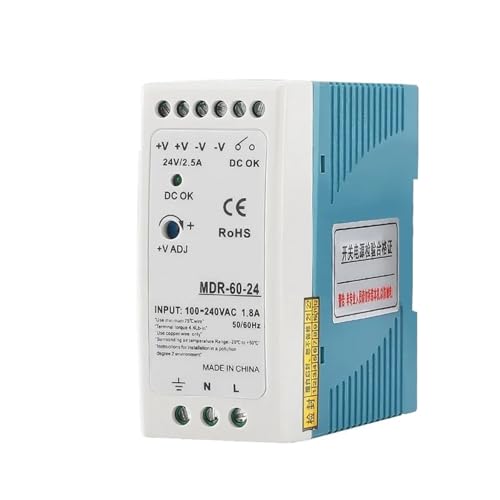 40W 60W DIN Rail Switching Power Supply MDR Series 5V 12V 24V 110V/220v AC To DC Industrial Stabilizer Transformer(24V_40W) von LRMBGVIBI