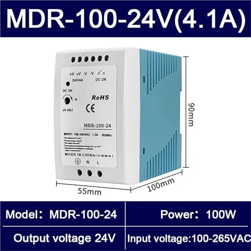 5V 12V 24V 48V Power MDR-20W 60W 100W Netzteil Schalter Einzigen Ausgang Schalt(MDR-100-24V) von LRMBGVIBI