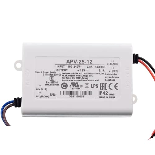 APV-25 17,5 W 25 W Konstantspannungsnetzteil LED-Treiber APV-25-5 APV-25-12 APV-25-15 APV-25-24 APV-25-36(APV-25-12V) von LRMBGVIBI