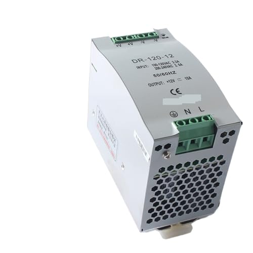 LRMBGVIBI Din Rail Single Output Switch Power Supply DR-120W 12V 24V 48V ac dc Converter for LED Strip DR-120-12 DR-120-24 48(12V_120W) von LRMBGVIBI