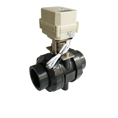 PVC DN50 2'' AC110V-230V Electric Motorized Ball Valve TF50-P2-C BSP/NPT 3/4/7 Wires 10NM On/Off 15 Sec For Water Application CE(DN50 NPT,AC110V-230V_CR303) von LRMBGVIBI