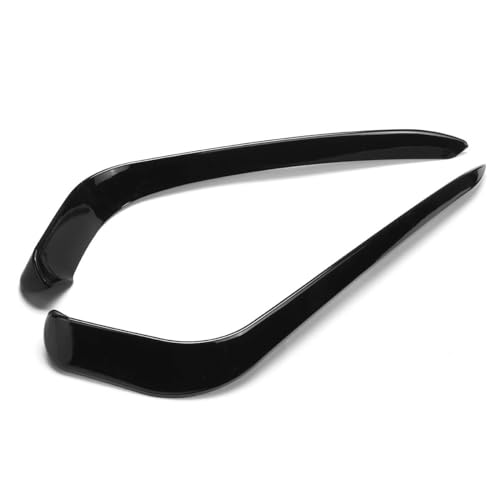 Auto Frontspoiler 1 Paar Auto Front Stoßstange Nebel Licht Grill Augenbraue Spoiler Für VW Für Passat Für B8 Für Variante 2016-2019 Nebel Lampe Abdeckung Trim Bumper Protector(Glänzend schwarz) von LRMDAKO