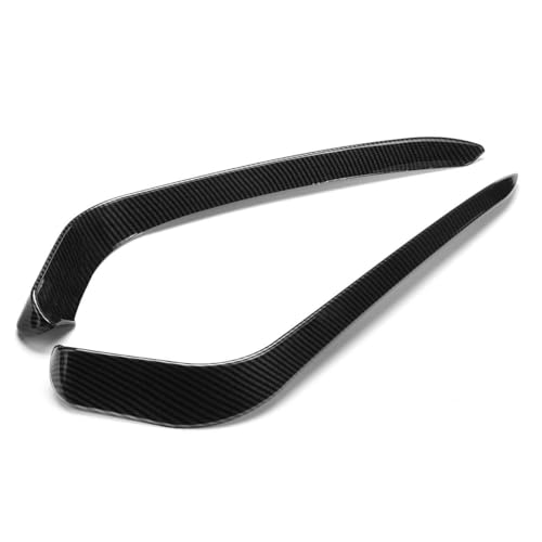 LRMDAKO Auto Frontspoiler 1 Paar Auto Front Stoßstange Nebel Licht Grill Augenbraue Spoiler Für VW Für Passat Für B8 Für Variante 2016-2019 Nebel Lampe Abdeckung Trim Bumper Protector(Carbon Book) von LRMDAKO