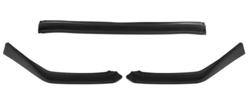 LRMDAKO Auto Frontspoiler 3Pcs Auto Front Stoßstange Splitter Lippe Kinn Spoiler Diffusor Stoßstange Körper Kit Für Subaru Für WRX Für STI 2015 2016 2017 2018 2019 Bumper Protector(Matte Black) von LRMDAKO