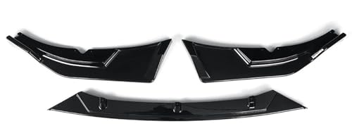 LRMDAKO Auto Frontspoiler Auto Frontschürze Spoiler Lip Protector Kinn Splitter Deflektor Lip Schutz Trim Für Jaguar Für XE 2020-2021 Bumper Protector(Glänzend schwarz) von LRMDAKO