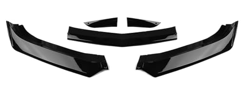 LRMDAKO Auto Frontspoiler Auto Frontschürze Spoiler Lip Untere Splitter Schutz Platte Schutz Bord Für Chevy Für Camaro 2016-2019 2020 2021 2022 Bumper Protector(Glänzend schwarz) von LRMDAKO