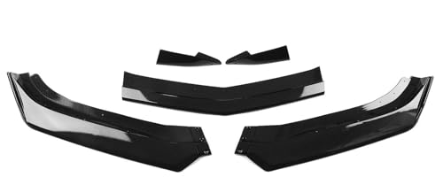 LRMDAKO Auto Frontspoiler Auto Frontschürze Spoiler Lip Untere Splitter Schutz Platte Schutz Bord Für Chevy Für Camaro 2016-2019 2020 2021 2022 Bumper Protector(Kohlefaser-Look) von LRMDAKO