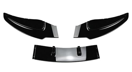 LRMDAKO Auto Frontspoiler Frontspoilerlippe Unterkörper-Kit Splitter Blade Für 1er-Serie Für E81 E82 E87 Für LCI 2008 2009 2010 2011 Bumper Protector(Glänzend schwarz) von LRMDAKO