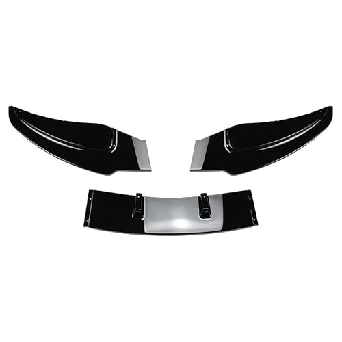 LRMDAKO Auto Frontspoiler Für 1 Serie E81 E82 E87 E88 Für LCI 2008 2009 2010 2011 Auto Vorderen Stoßfänger Lip Body Kit Spoiler Splitter Stoßstange Lippe Bumper Protector(Schwarz glänzend) von LRMDAKO