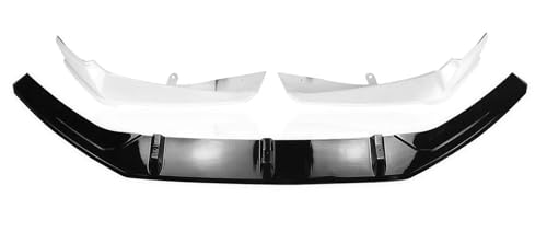 LRMDAKO Auto Frontspoiler Für Accord Für Den 10. 2018–2020 Untere Seitliche Lüftungsschlitz-Eckabdeckung Und Glänzend Schwarze Frontspoilerlippe, Zierkörper-Kit Bumper Protector(Weiss) von LRMDAKO