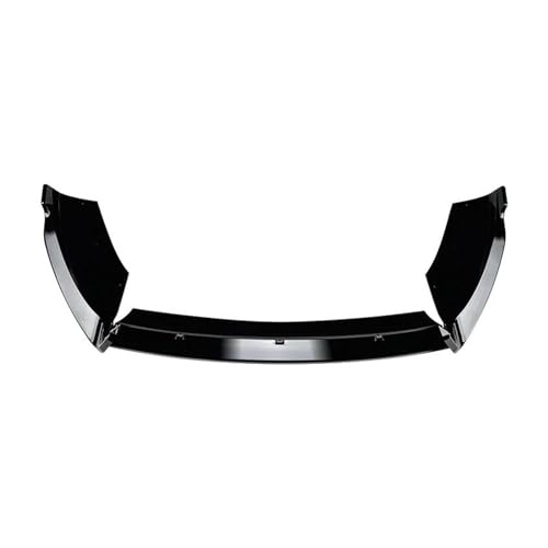 LRMDAKO Auto Frontspoiler Für Ford Für Fiesta Für MK6 ST 2012-2017 Auto Front Lip Splitter Diffusor Körper Kit Spoiler Stoßstange Schutz Schutz Zubehör Bumper Protector(Schwarz glänzend) von LRMDAKO