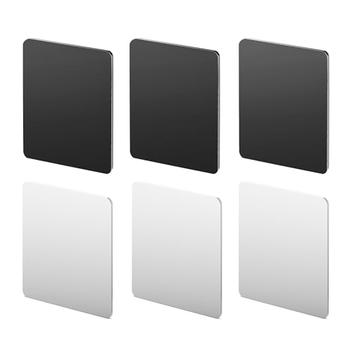 LROLTEF Metallplatte Selbstklebende - Metallplättchen Metall Platte Set Silikon Rechteckige mit Starkem Kleber Nur für Schrankleuchten Magnete anwendbar | 6 Stück LROLTEF Metallplatte Selbstklebende - Metallplättchen Metall Platte Set Silikon Rechteckige mit Starkem Kleber Nur für Schrankleuchten Magnete anwendbar | 6 Stück von LROLTEF