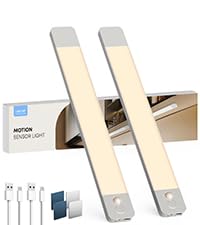 LROLTEF Schrankbeleuchtung Led Lampe mit Bewegungsmelder - 40cm 4000K Aufladbar Unterbauleuchte Küche mit 2200mAh Batterie Innen - Dimmbar Kleiderschrank Licht Treppenbeleuchtung | 2 Stück LROLTEF Schrankbeleuchtung Led Lampe mit Bewegungsmelder - 40cm 4000K Aufladbar Unterbauleuchte Küche mit 2200mAh Batterie Innen - Dimmbar Kleiderschrank Licht Treppenbeleuchtung | 2 Stück von LROLTEF