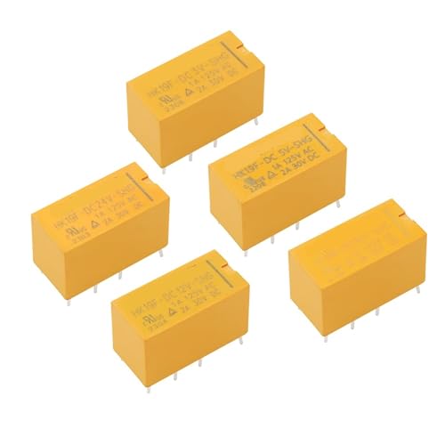 100 STÜCKE Spule DPDT 8 Pin 2NO 2NC Mini Leistungsrelais PCB Typ HUI KE HK19F HK19F-DC5V-SHG HK19F-DC12V-SHG HK19F-DC24V-SHG(5V) von LRPLLWNT