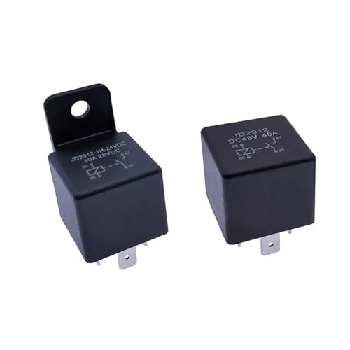 40A Auto-Auto-Relais JD2912 4Pin 5Pin DC 12V 24V 36V 48V 72V mit Montageloch-Spulenleistung 1,8W Automobil-Steuergerät(4Pin 40A 48V) von LRPLLWNT