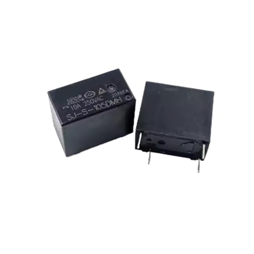 LRPLLWNT 5 stücke Leistungsrelais SJ-S-105DMH SJ-S-112DMH SJ-S-124DMH 5 V 12 V 24 V 10A 250 V 4PIN(SJ-S-105DMH) von LRPLLWNT