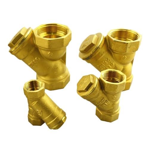 BSP 1/2" 3/4" 1" 1-1/4" 1-1/2" 2" Innengewinde Inline Y-Netzsieb Gewindefilter Messingfilterventil(DN20) von LRPLLWNT