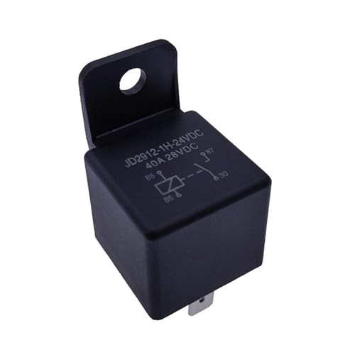 JD2912 4Pin 5Pin 40A Auto-Relais DC 12V 24V 36V 48V 72V mit Montageloch-Spulenleistung 1,8W Automobil-Steuergerät(5Pin 40A 48V) von LRPLLWNT