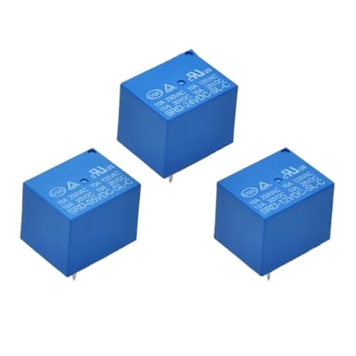 LRPLLWNT (5 stück) Relais SRD-05VDC-SL-C SRD-12VDC-SL-C SRD-24VDC-SL-C 5PINS(24V,15pcs) von LRPLLWNT