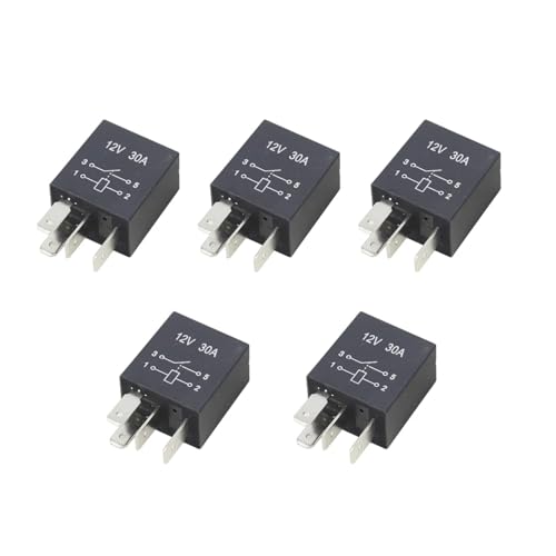 LRPLLWNT 5 PCS 4 Pin/5 Pin 30A 12V/24V Violet Serie 4-pin/5-pin Automotive Relais(24V,5 PCS 4 Pin) von LRPLLWNT