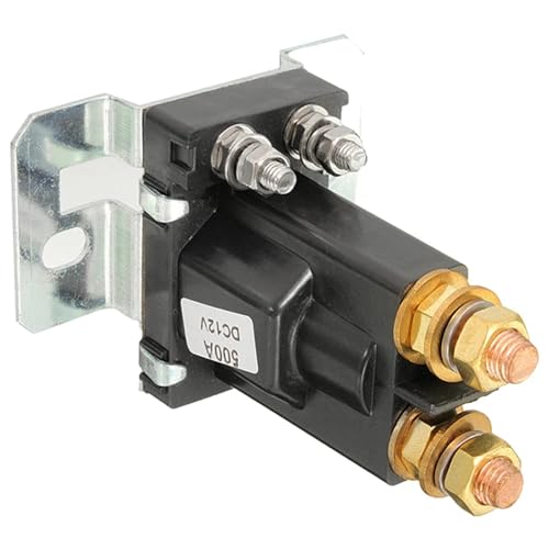 LRPLLWNT Dual Batterie Isolator Relais Starten Auf/Off 4 Pin 500A 12V for Auto Power Schalter von LRPLLWNT